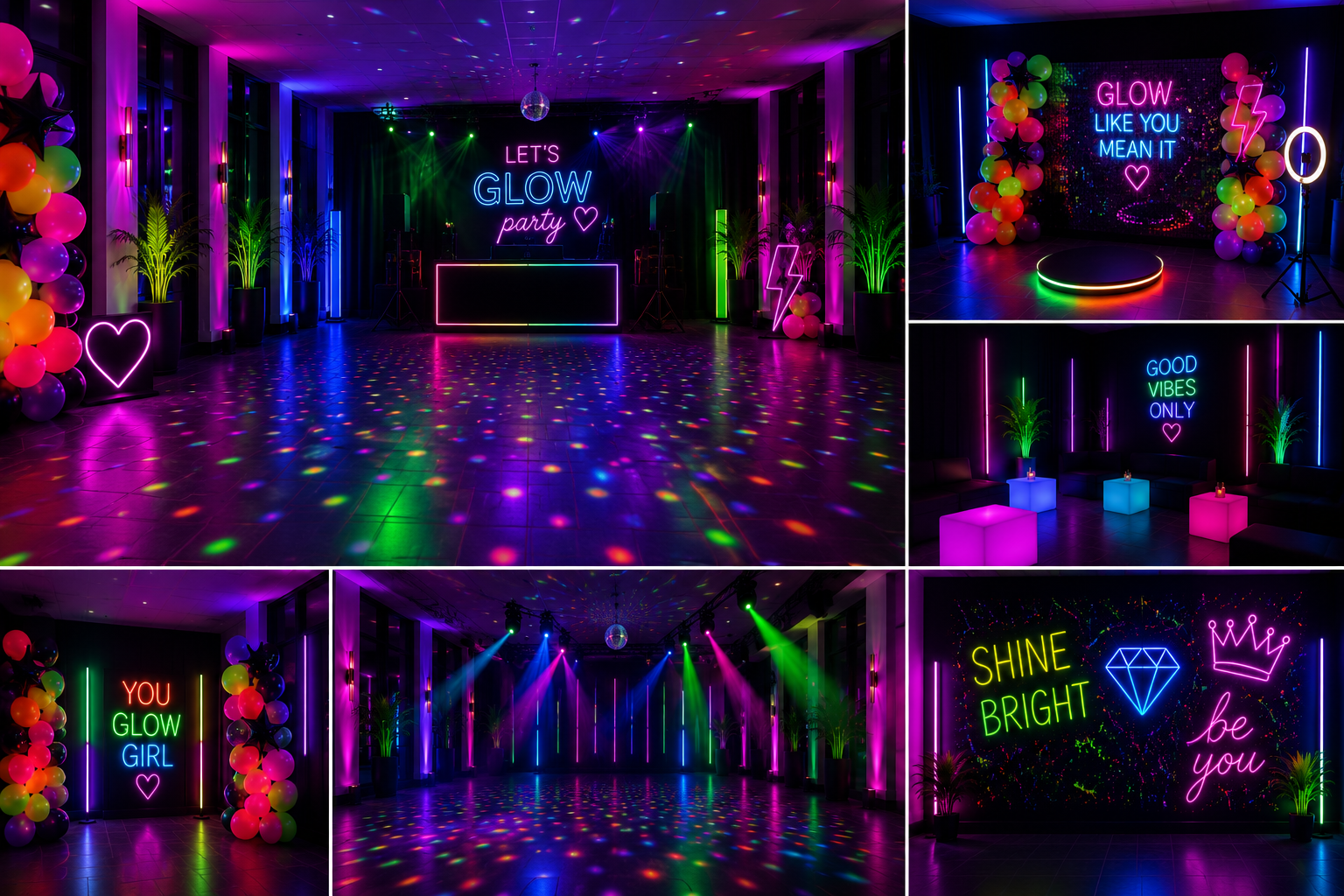 Glow Party Setup